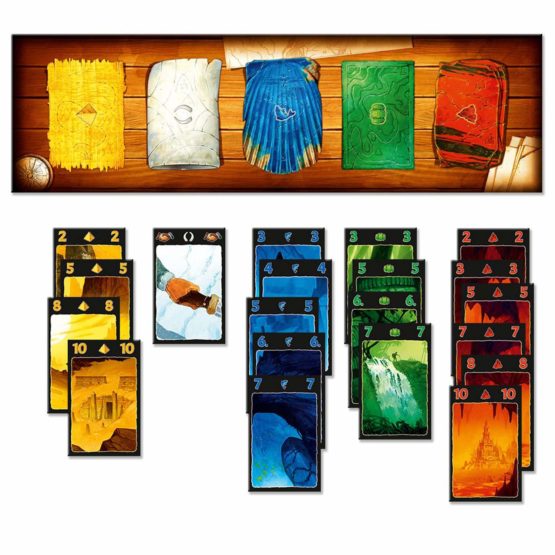 KOSMOS 694135 Lost Cities - The Duel, Exciting Board Game, Adventure Game for 2 People from 10 Years, Family Game, Game for 2, Board Game - Image 4