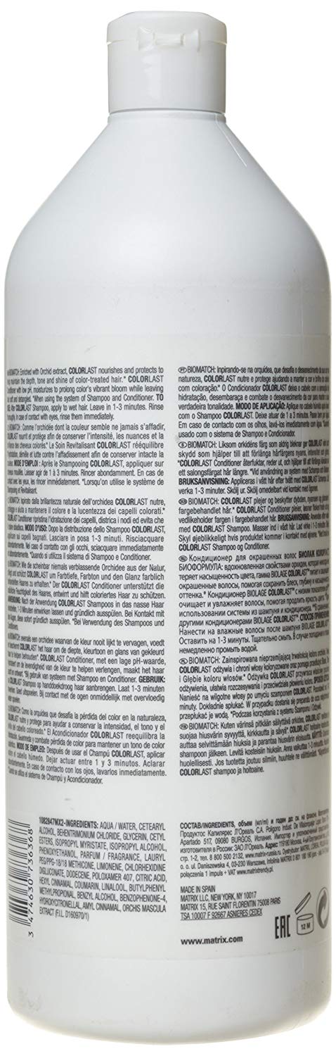 Biolage Colorlast by Matrix Conditioner 1000ml, 1 l (Pack of 1) - Image 2