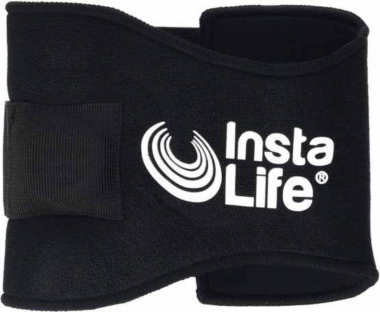 Insta Life Back and Sciatic Pain Acupressure Calf Wrap - Black