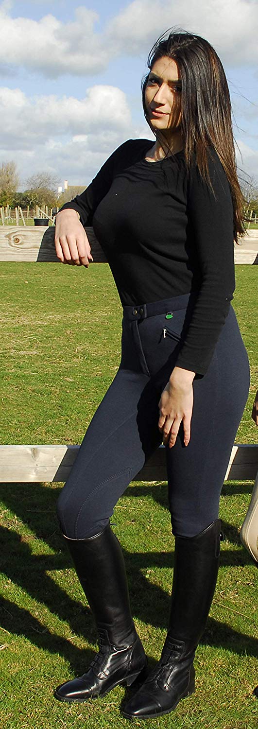 Rhinegold Essential Jodhpurs, Navy, UK10 (EU 38)