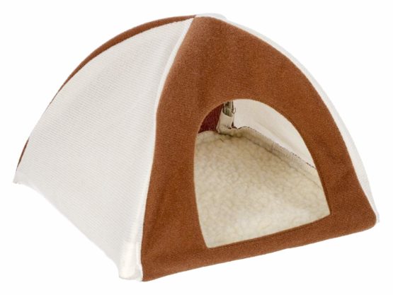 Kerbl Tipi Hamster,18 x 18 x 16 cm, Brown/White - Image 3