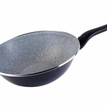 Magefesa Dolomiti Wok, 28 Centimetre Diameter, Charcoal