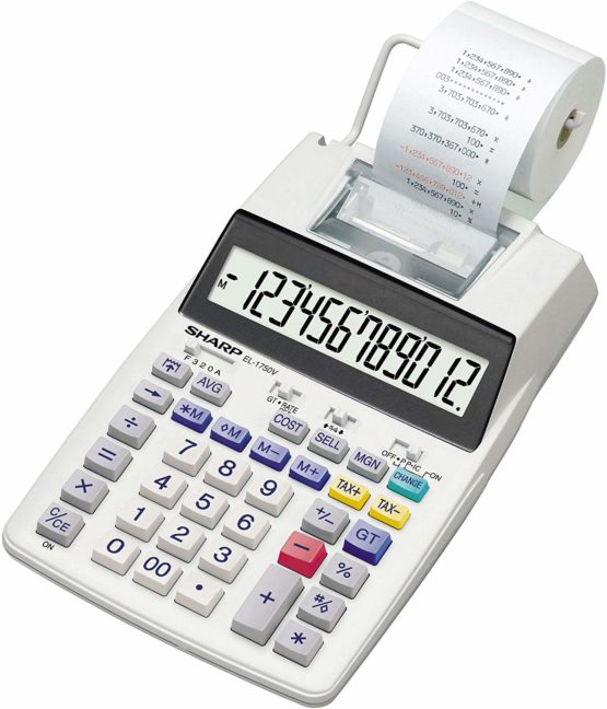 Sharp SH-EL1750V Printing Calculator