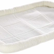 Ellie-Bo Faux Lambswool Cage and Carrier Mat Bed for Medium 30" Dog Puppy Cages and Crates