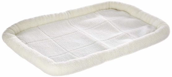 Ellie-Bo Faux Lambswool Cage and Carrier Mat Bed for Medium 30" Dog Puppy Cages and Crates