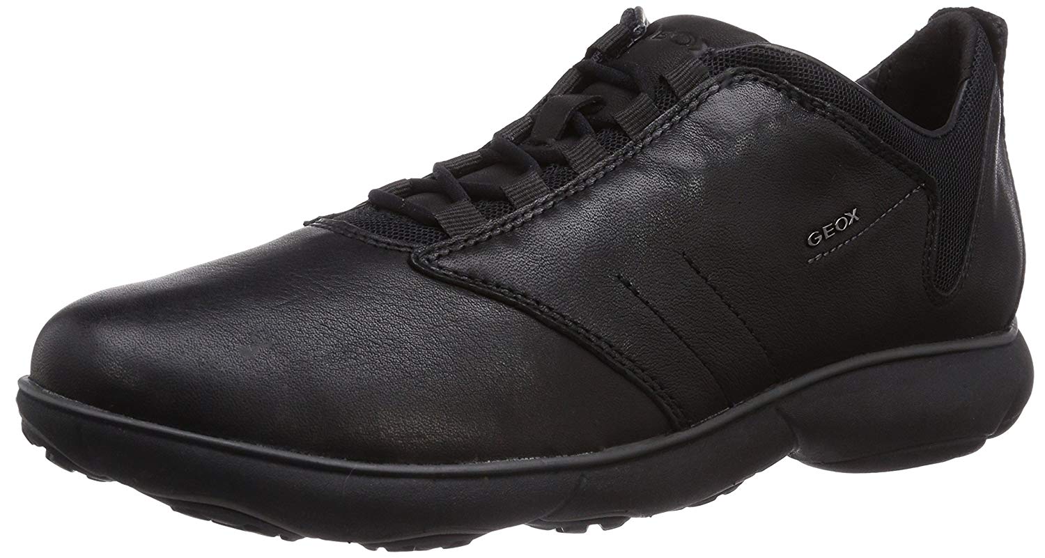 Geox Mens U Nebula Sneakers, Black, 10 UK