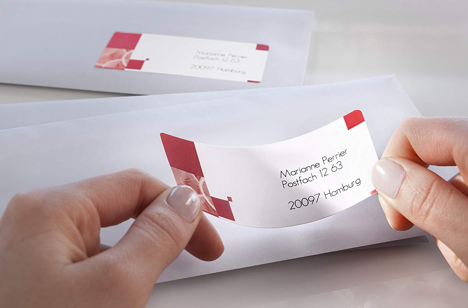 Avery Zweckform J815925 Address Labels 63.5 x 33.9 mm 25 Sheets with 600 Total Labels White