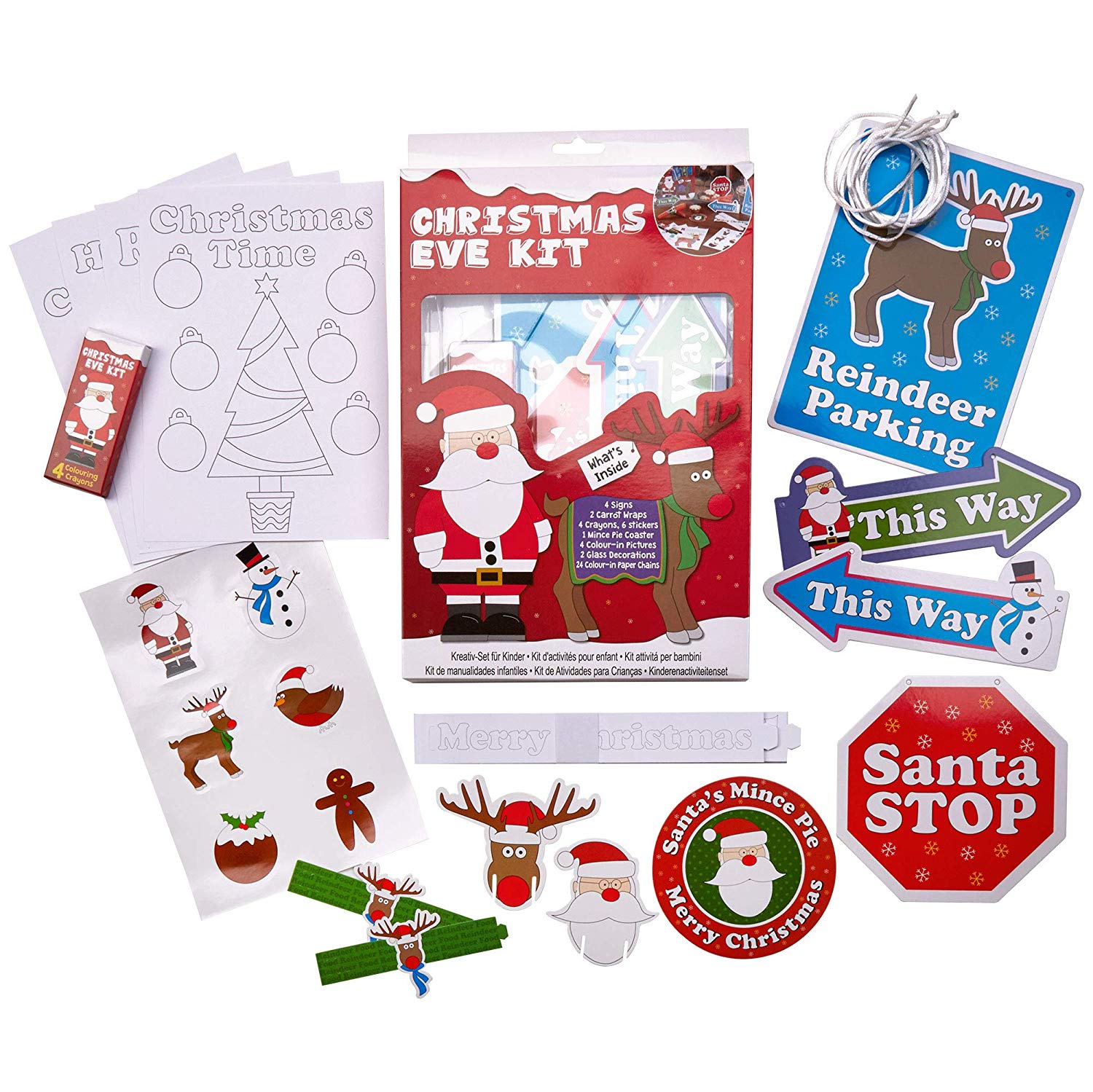 Neviti Christmas Craft Christmas Eve Kit, Multi-colour, 20 x 2.5 x 59 cm