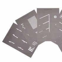 Noch 60745 Street Marking Templates, Coloured
