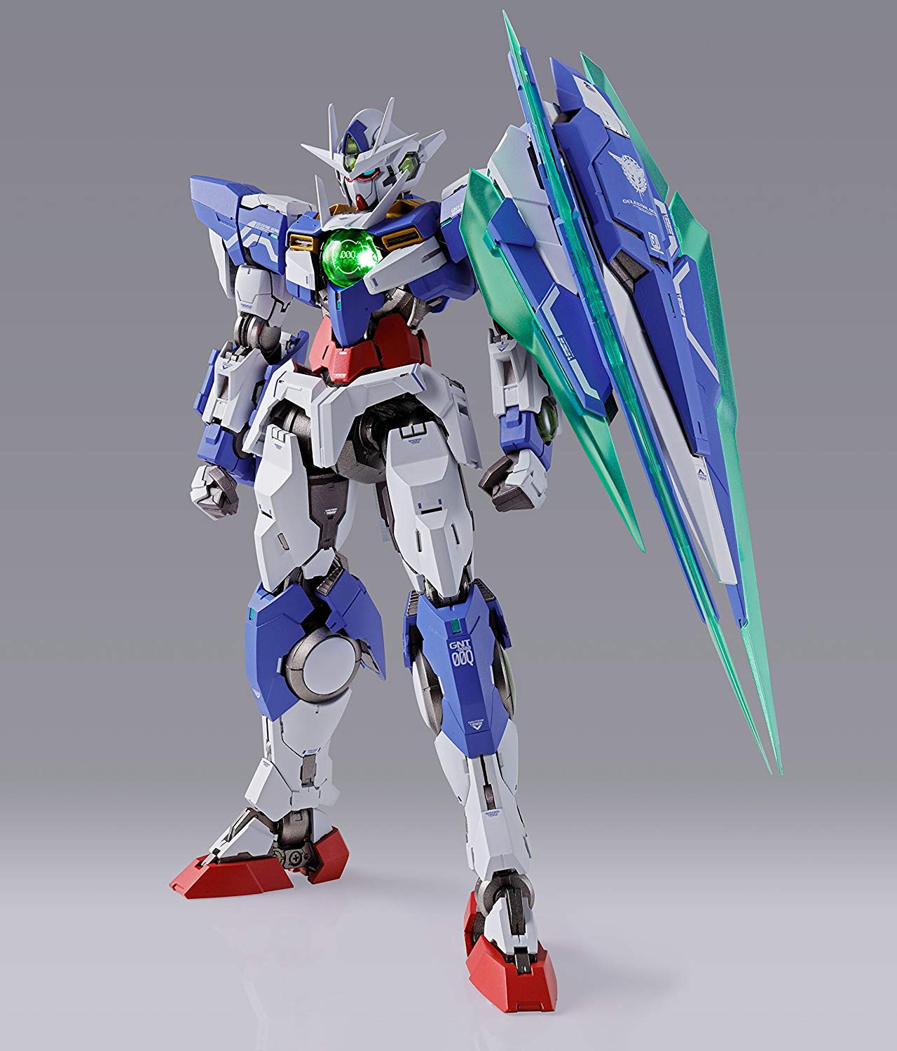 Bandai Mobile Suit Gundam 57535-Metal Build 00 Qan T, Multicoloured, 19258, Multi-coloured, 2 x 7.9 x 2 inches - Image 2