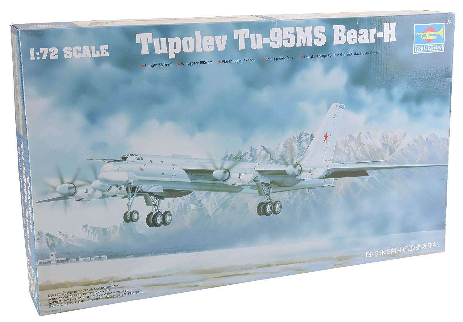 Trumpeter 1:72 - Tupolev Tu-95MS Bear-H, Various