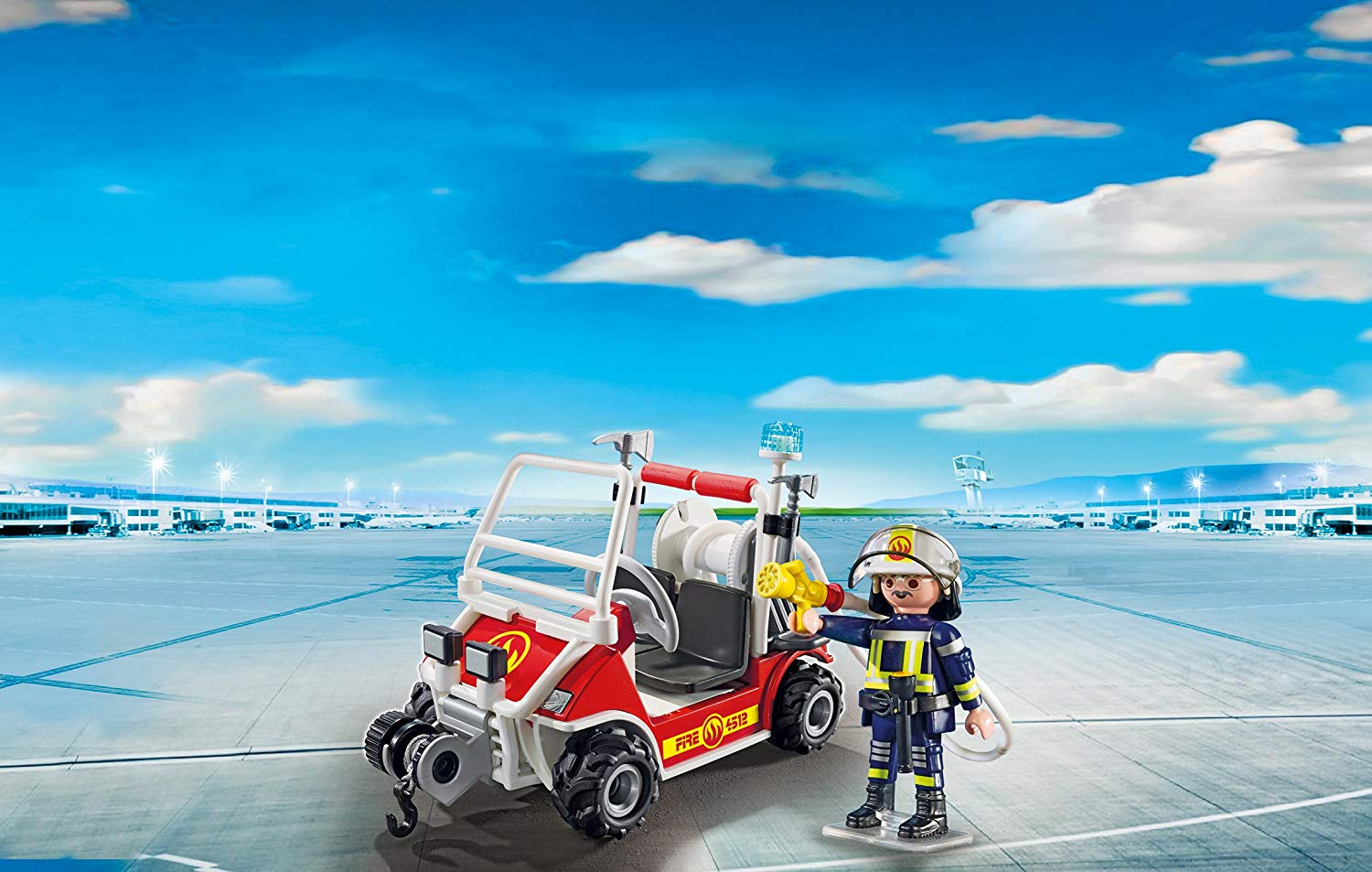 Playmobil 5398 City Action Fire Quad, Fun Imaginative Role-Play, PlaySets Suitable for Children Ages 4+, Multicolor - Image 3