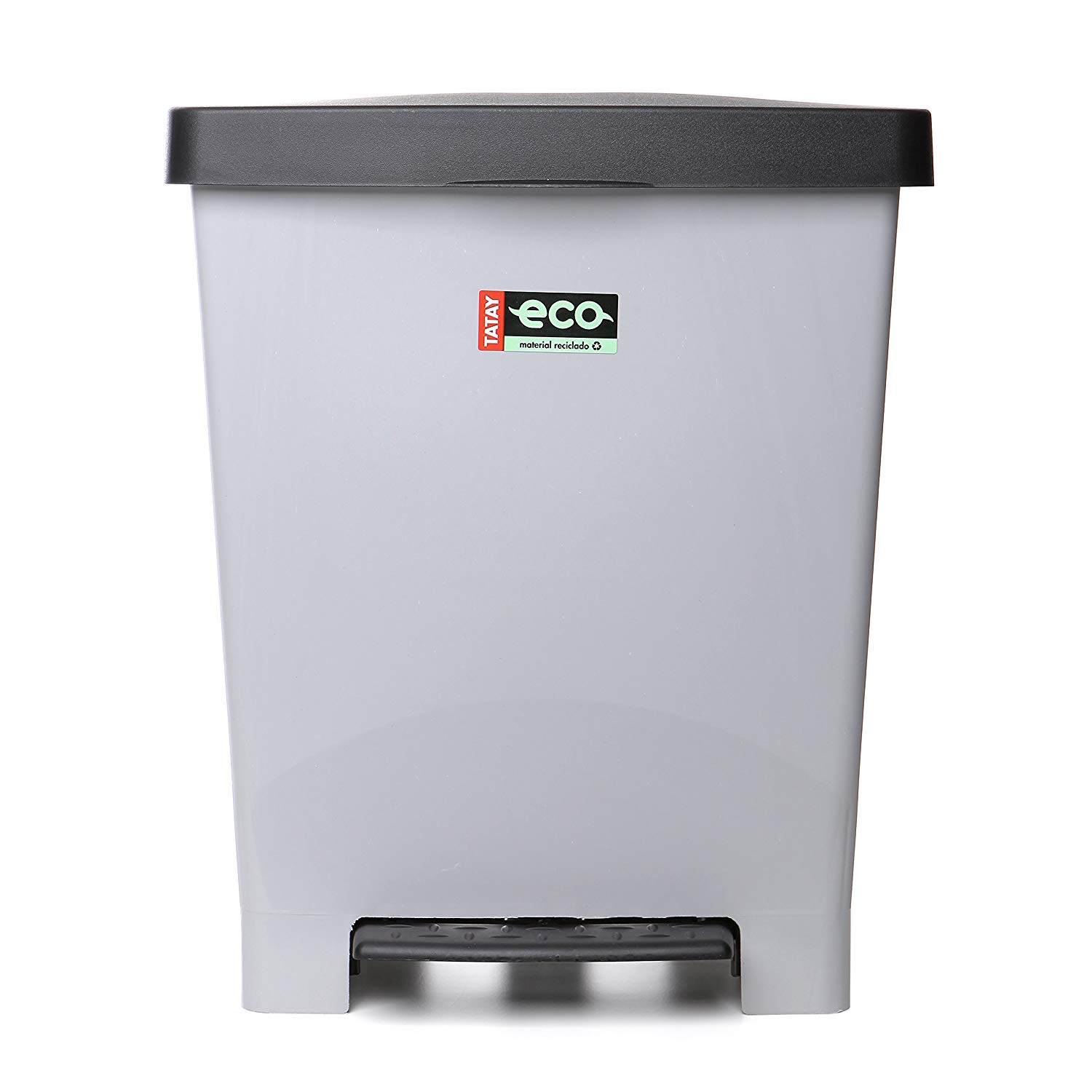 TATAY Cubik Rubbish Bin Kitchen with Pedal 21L, 21L Ecohome, 33.5 x 30 x 39 cm - Image 2