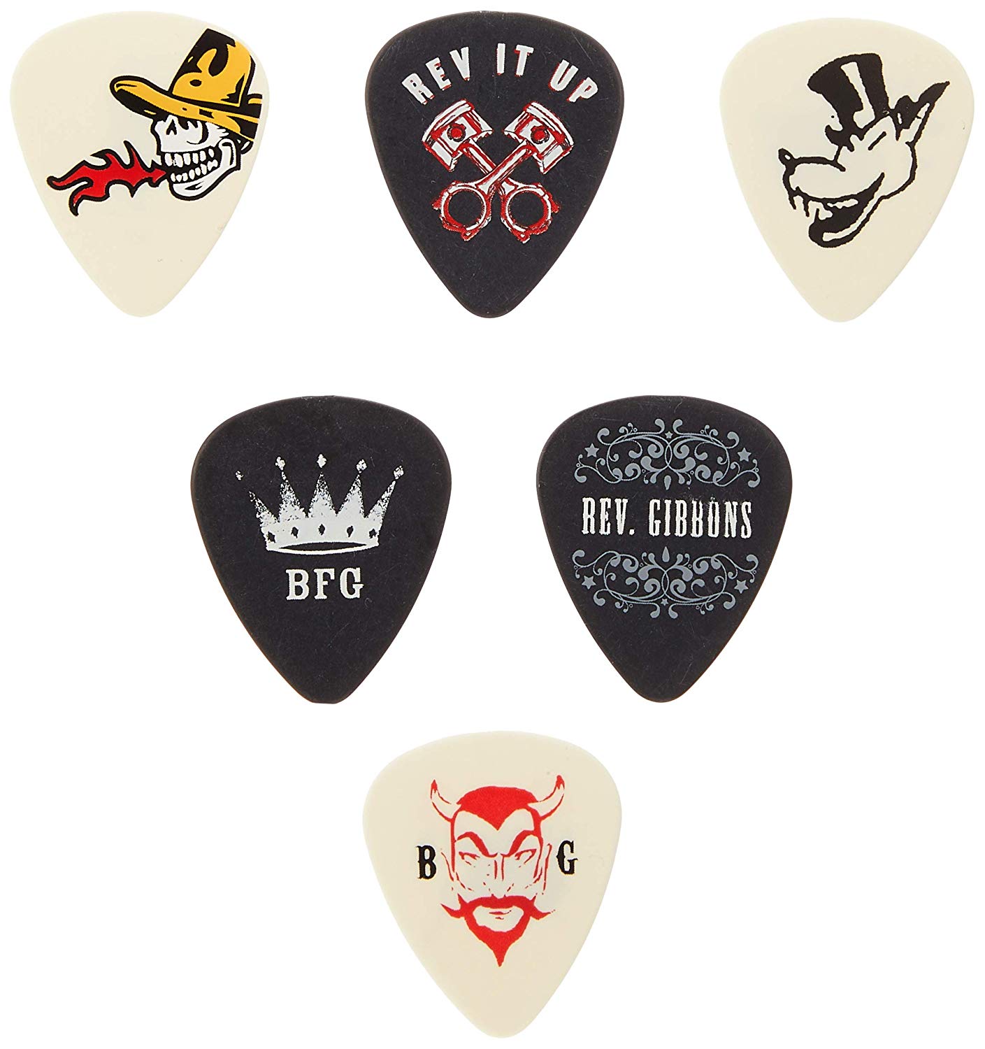 Jim Dunlop RWT02M Reverend Willy Pick Tin EA, Assorted Colors