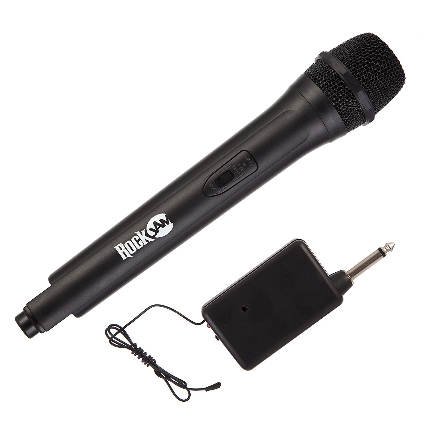 RockJam Wireless Karaoke Microphone, Black