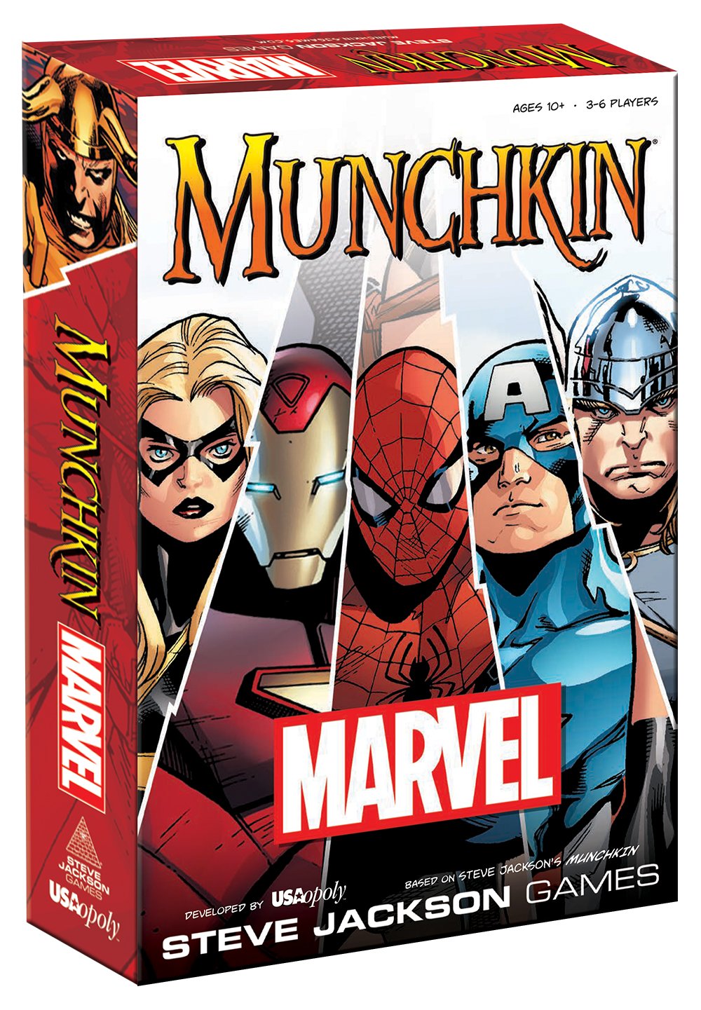 Steve Jackson Games - Munchkin: Marvel - Board Game, Multicolor