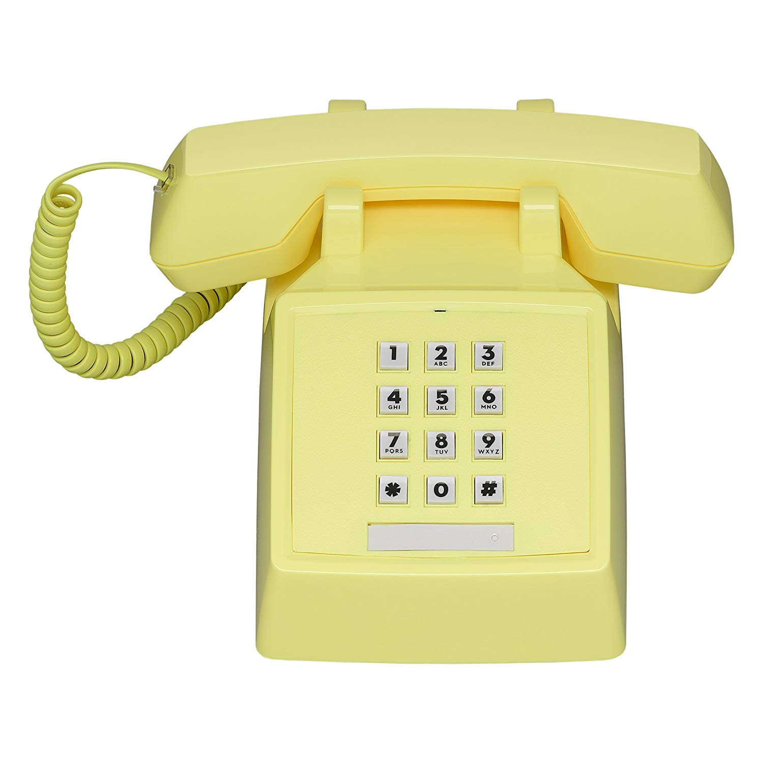Wild Wood 2500 Retro Phone, Yellow - Image 2