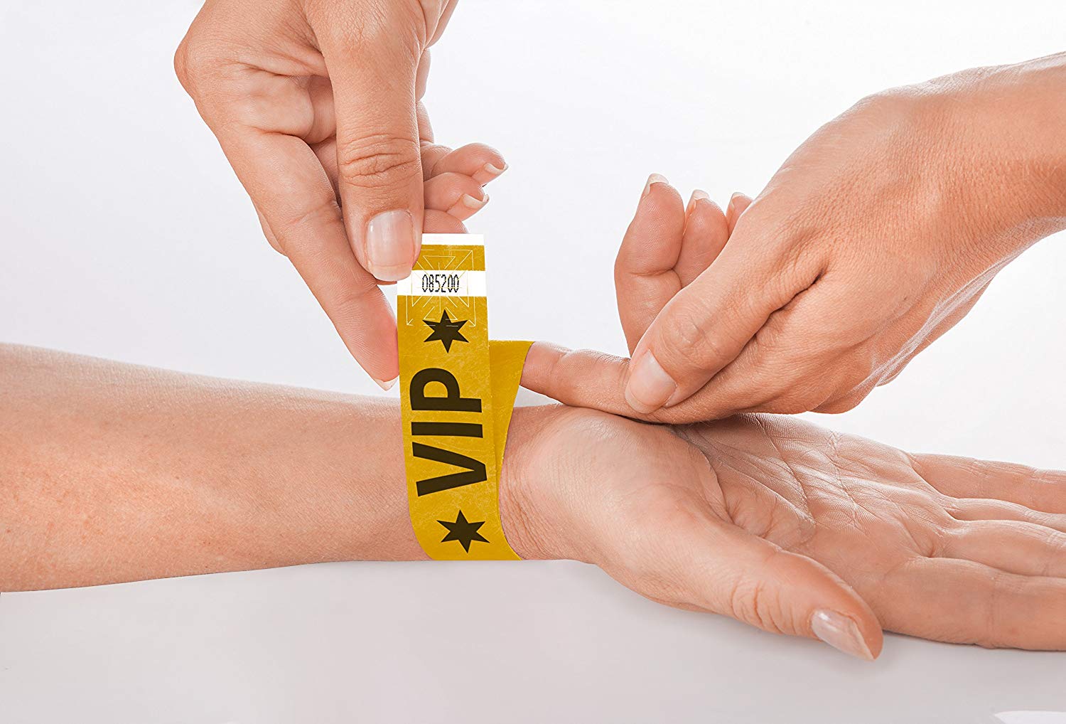 SIGEL EB217 Event Wristband, soft, 25.5 x 2.5 cm, "VIP", gold, 120 Pieces, golden VIP - Image 3