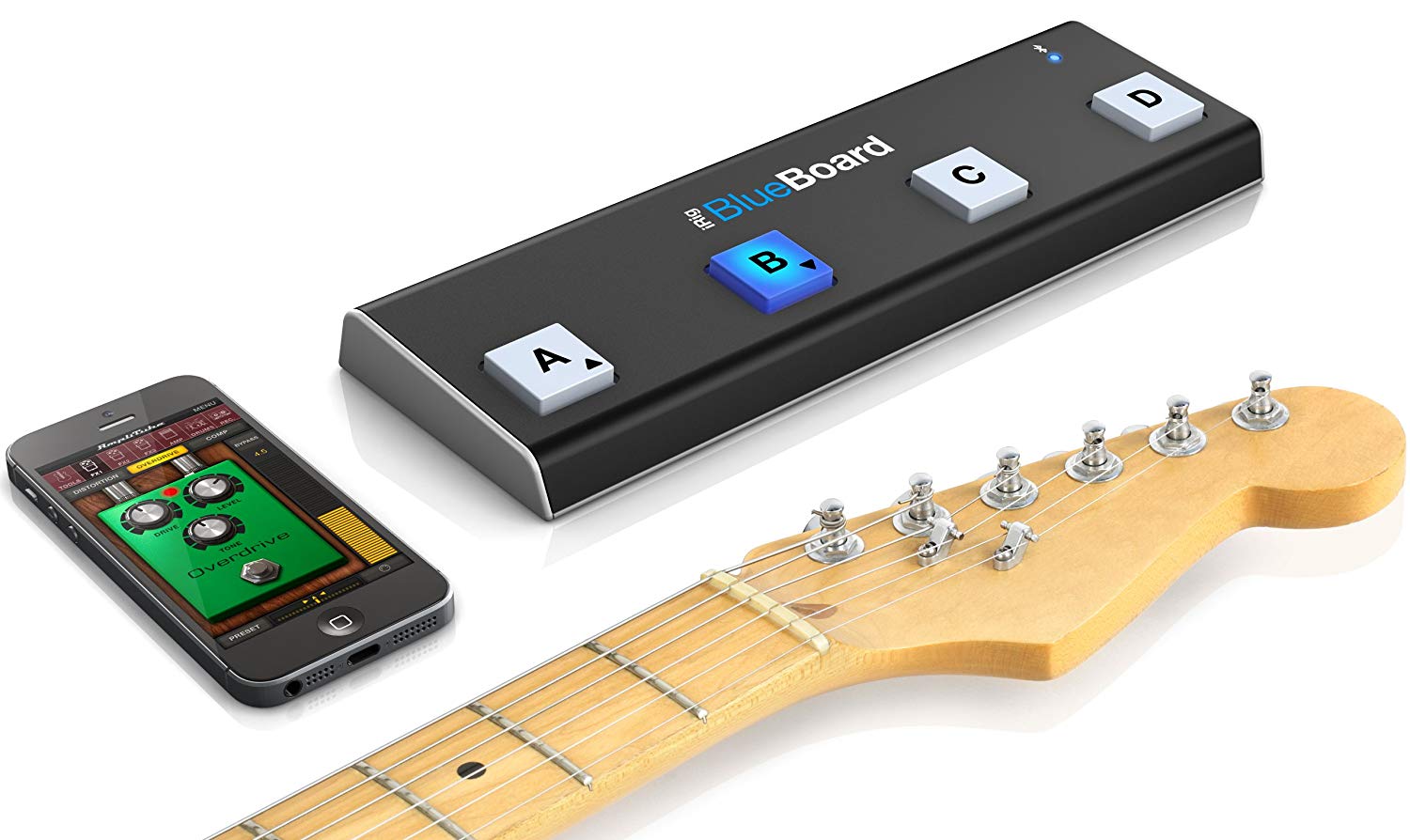 IK Multimedia iRig BlueBoardBluetooth MIDI Pedalboard, green - Image 3