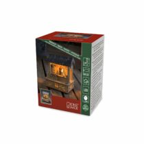 Konstsmide LED Wooden Market Stall “Christmas Shop” with Grey Roof Christmas Light/Indoor Use (IP20)/3 Warm White Diodes/Battery Operated: 3 x AA 1.5V (excl.), Natural, 2823-100