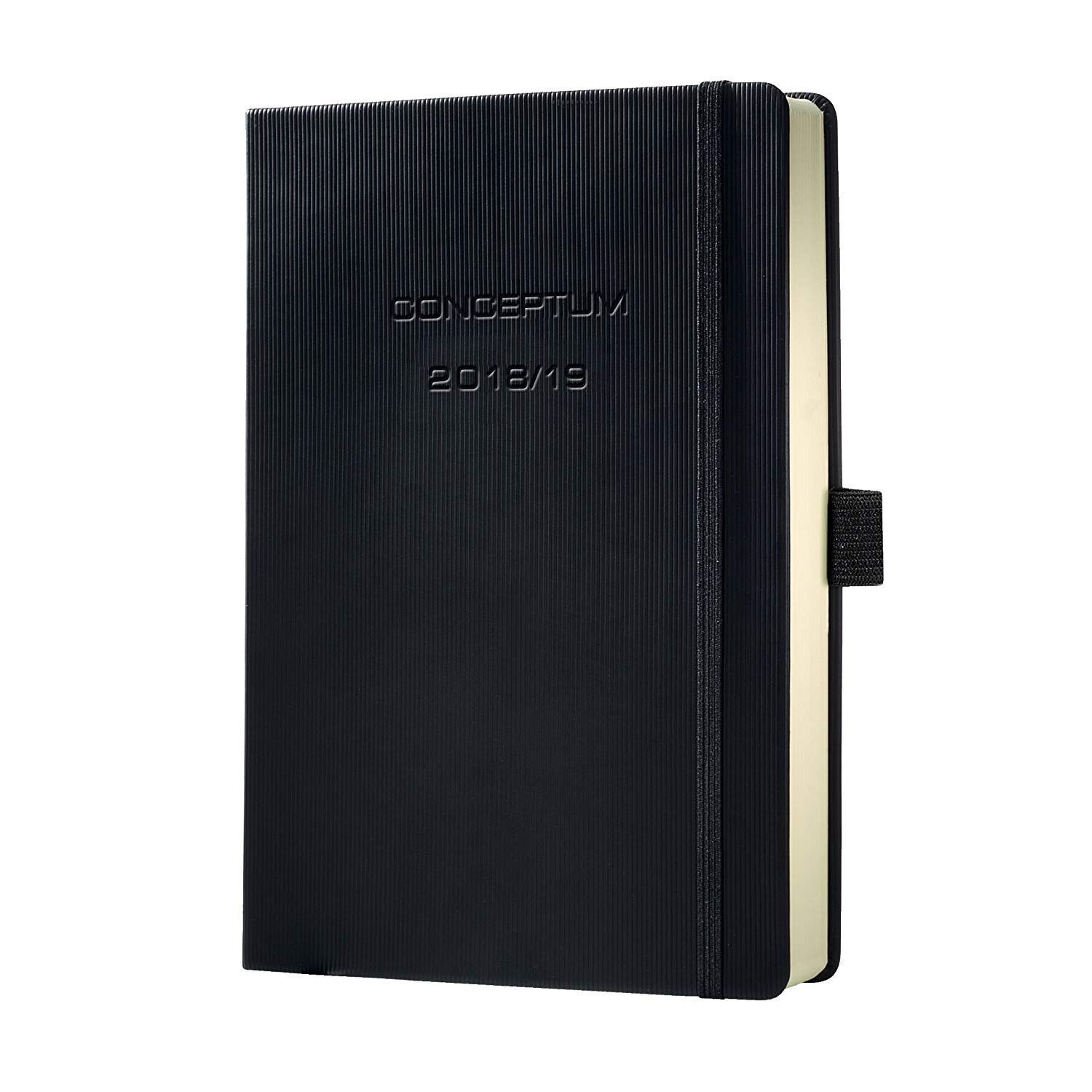 Sigel C1903 Academic Calendar and notes 2018-2019, 18 months, approx. A5, hardcover, black, CONCEPTUM, approx. A5 (14,8 x 21,3 cm) - Image 2