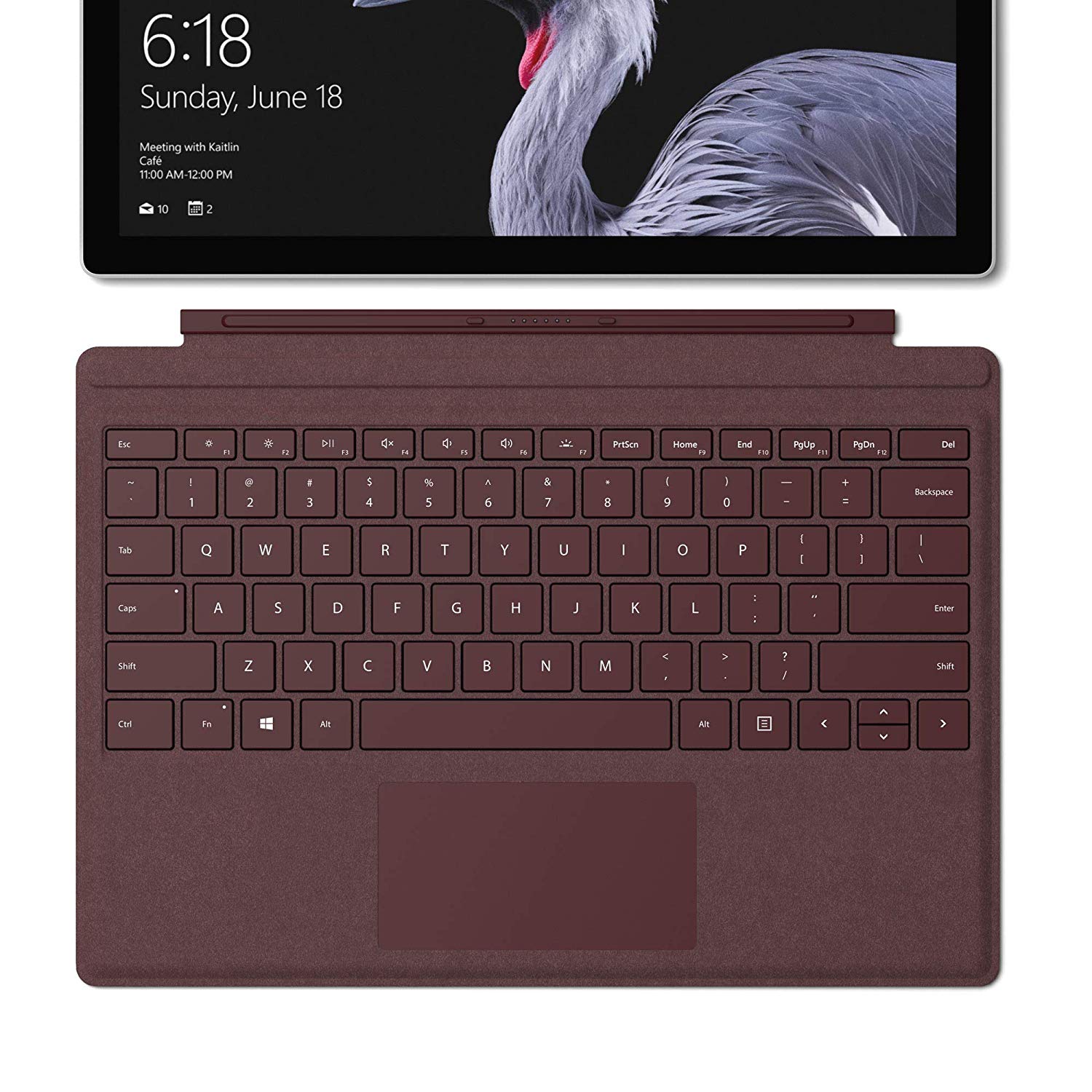 Microsoft FFP-00050 Keyboard for mobile devices Burgundy QWERTY ...