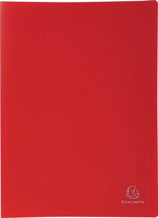Exacompta Soft PP Welded Display Book, A4, 60 Pockets - Assorted Colours, Pack of 8 - Image 4