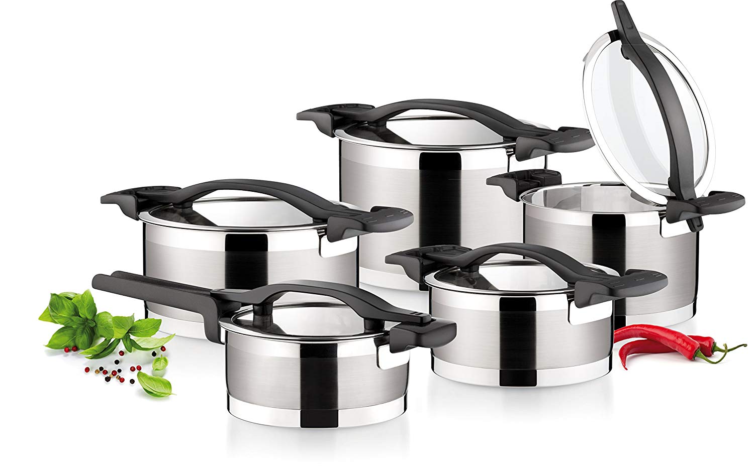 Tescoma Set of 10 Ultima, Assorted, 48.5 x 35 x 29 cm