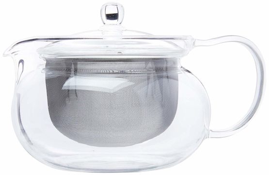 Hario CD Chacha Kyusu-Maru-Pot for Brewing Tea 700ml, Glass