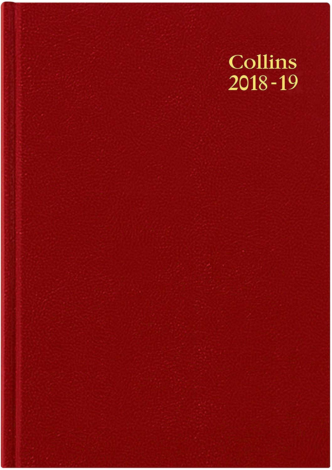 Collins 44M-Red A4 Mid-Year 2018/19 Day To Page Desk Diary - Previous Year