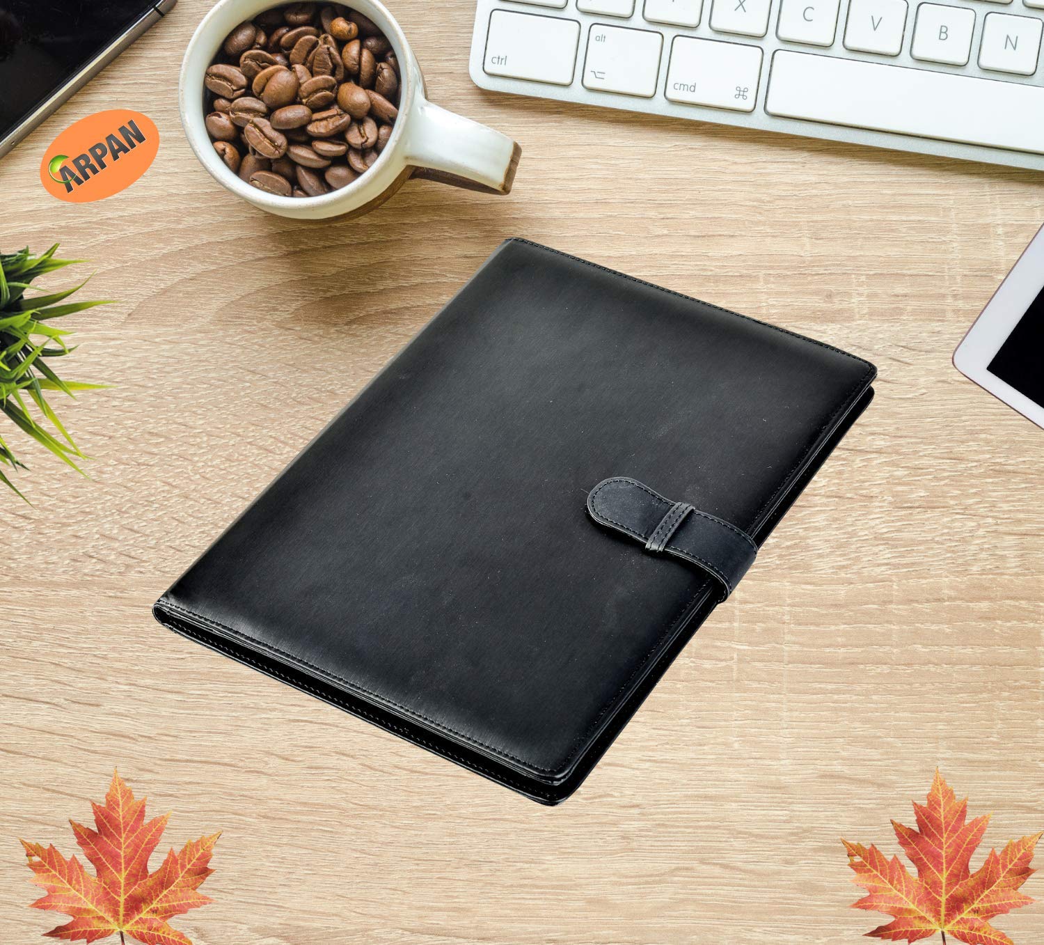 Arpan A4 36 Pockets Professional Soft Touch Display Book Presentation Portfolio Folder - Black, 1 - Image 4