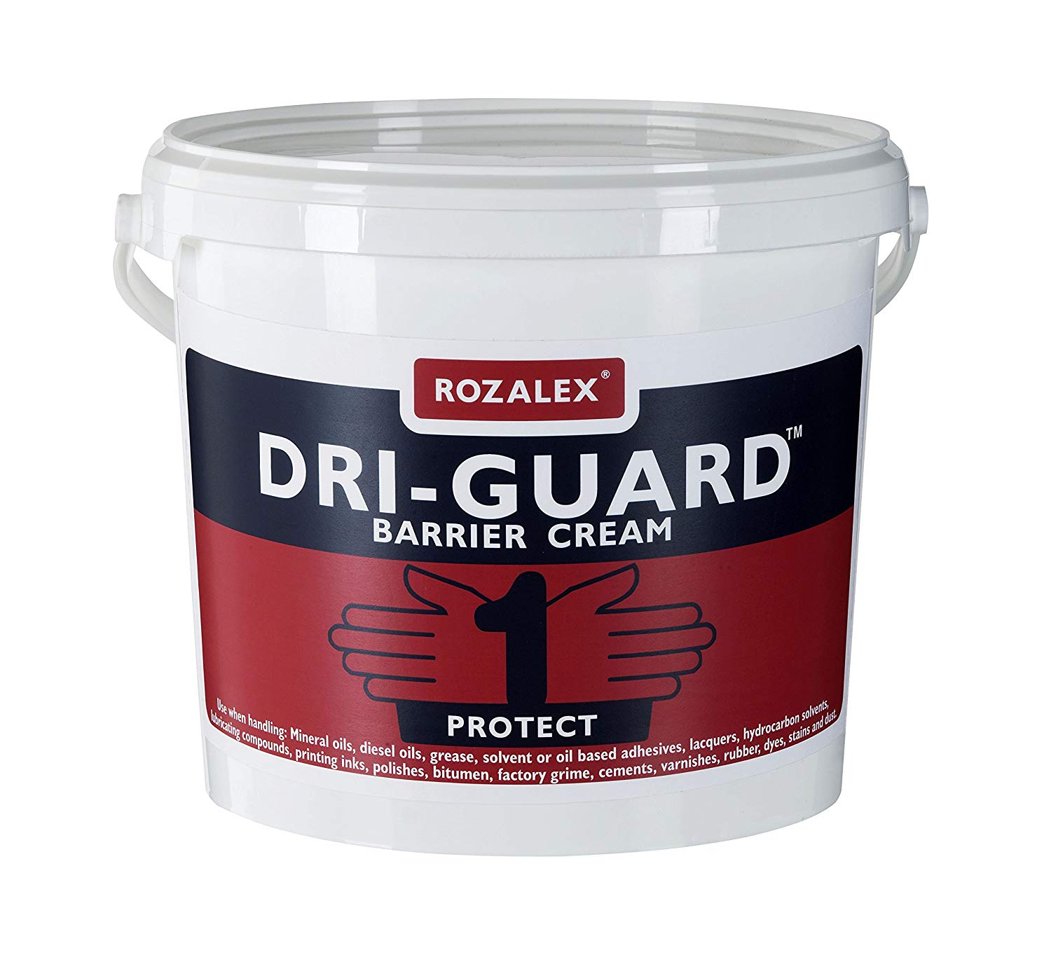 Rozalex Dri-Guard Original Protection Barrier Cream Tub 5 Litre, 5 l (Pack of 1)