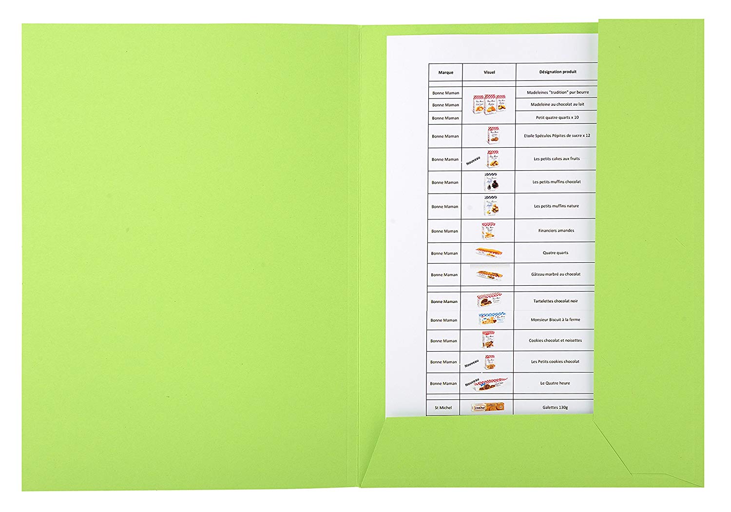 Exacompta, Ref 445013E, Forever Collection, 2-Flap Folder, 24 x 32cm in Size, Suitable for A4 Documents - Image 2