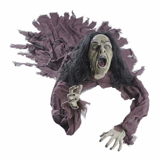 Ladies Talking Witch Groundbreakers With Light Up Ey Accessory for Halloween Fancy Dress - Image 2