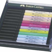 Faber-Castell Pastel Tones Pitt Brush Pen (Pack of 12)