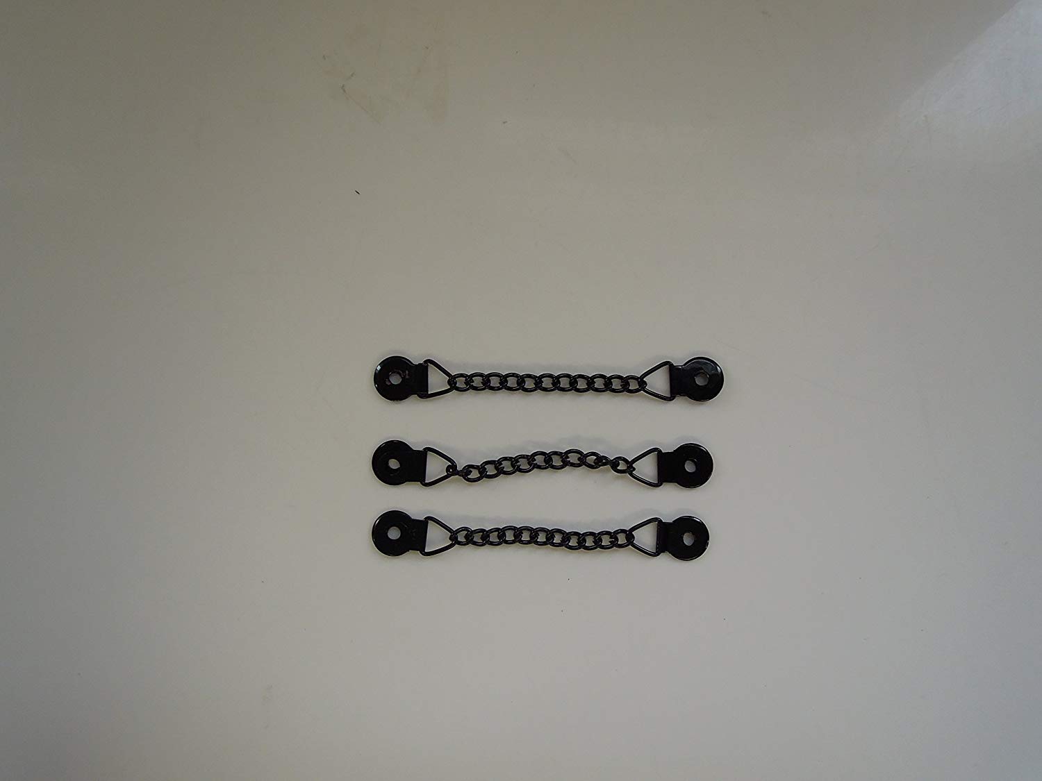 Kleiber 10 X 1 X 0.5 Cm Sew On Metal Coat Hangers, Set Of 3, Black, 10x1x0.5 cm - Image 2