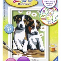 Ravensburger Painting by Numbers 29681 - Sweet Puppies - For children from 7 years