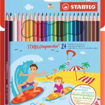 Colouring Pencil - STABILO Aquacolor Wallet of 24 Assorted Colours