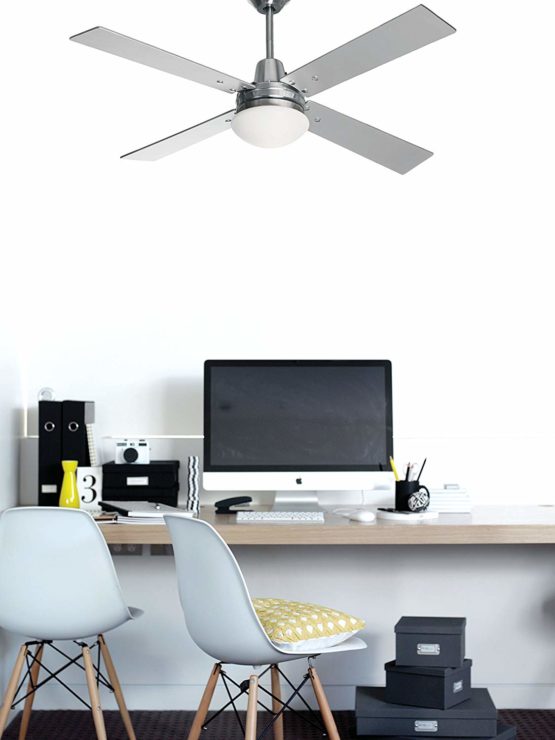 Lucci Air 210332 Airfusion Quest 4-Blade Fan with Light, White, E27, 65 Watts - Image 4