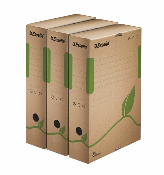 Esselte A4 Eco Archiving Box, Brown, Pack of 25 - Image 2