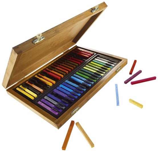 Conte Bamboo Box of 48 Carrés Crayons