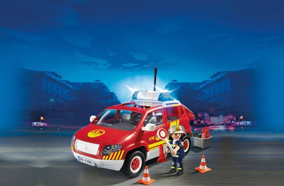 Playmobil 5364 City Action Fire Chief´s Car with Lights and Sound - Image 3
