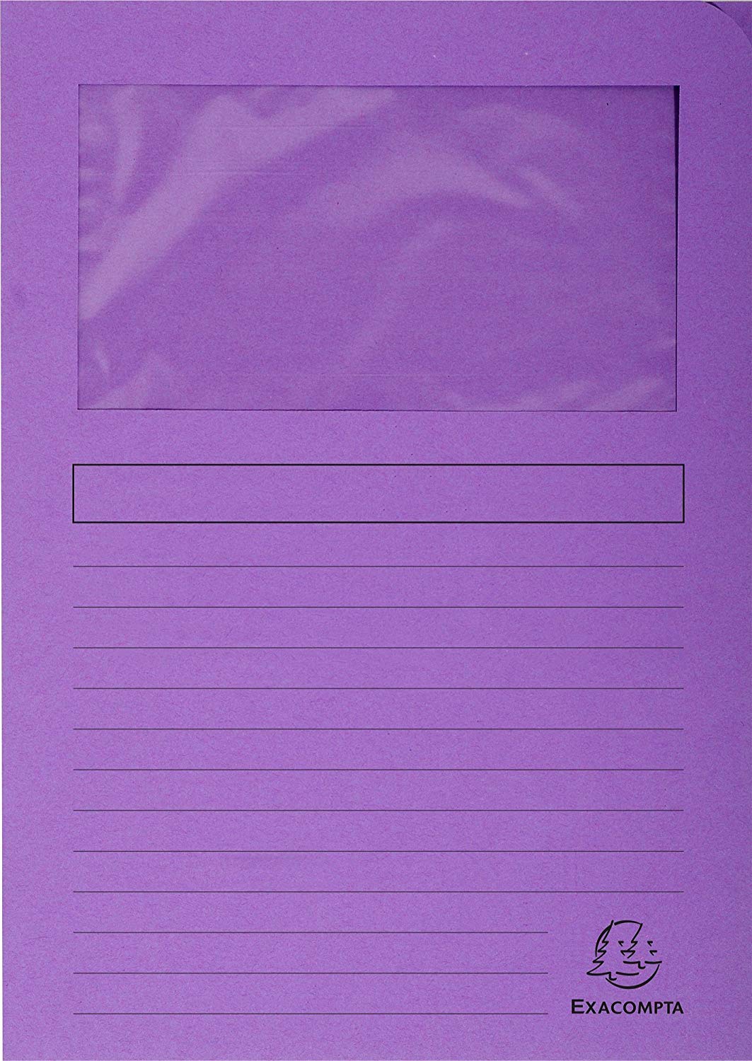 Exacompta - Ref. 50200E - Forever Window Folders, 120gsm, A4 - Assorted Colours, Pack of 10 - Image 3