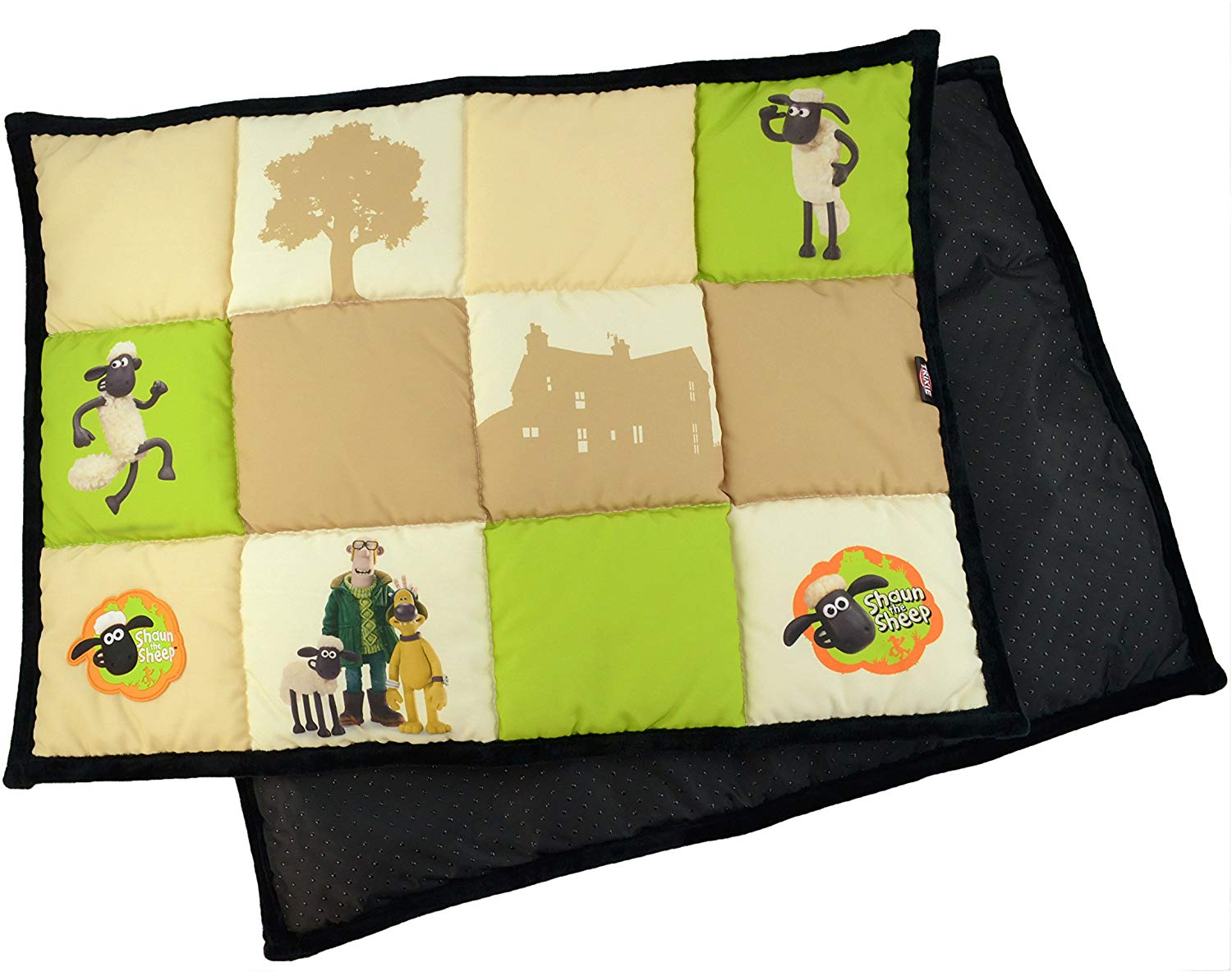 Shaun the Sheep Blanket, 85 x 60 cm, Beige/Green, King - Image 4