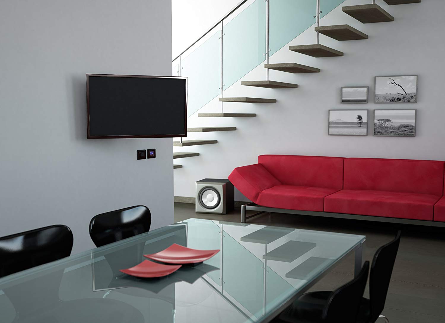 Meliconi Cme Er400 Swivel & Tilt Wall Bracket For All 40-50 Inch Tv Ledlcd &Plasma Max Vesa 400 Made In Italy - Image 3