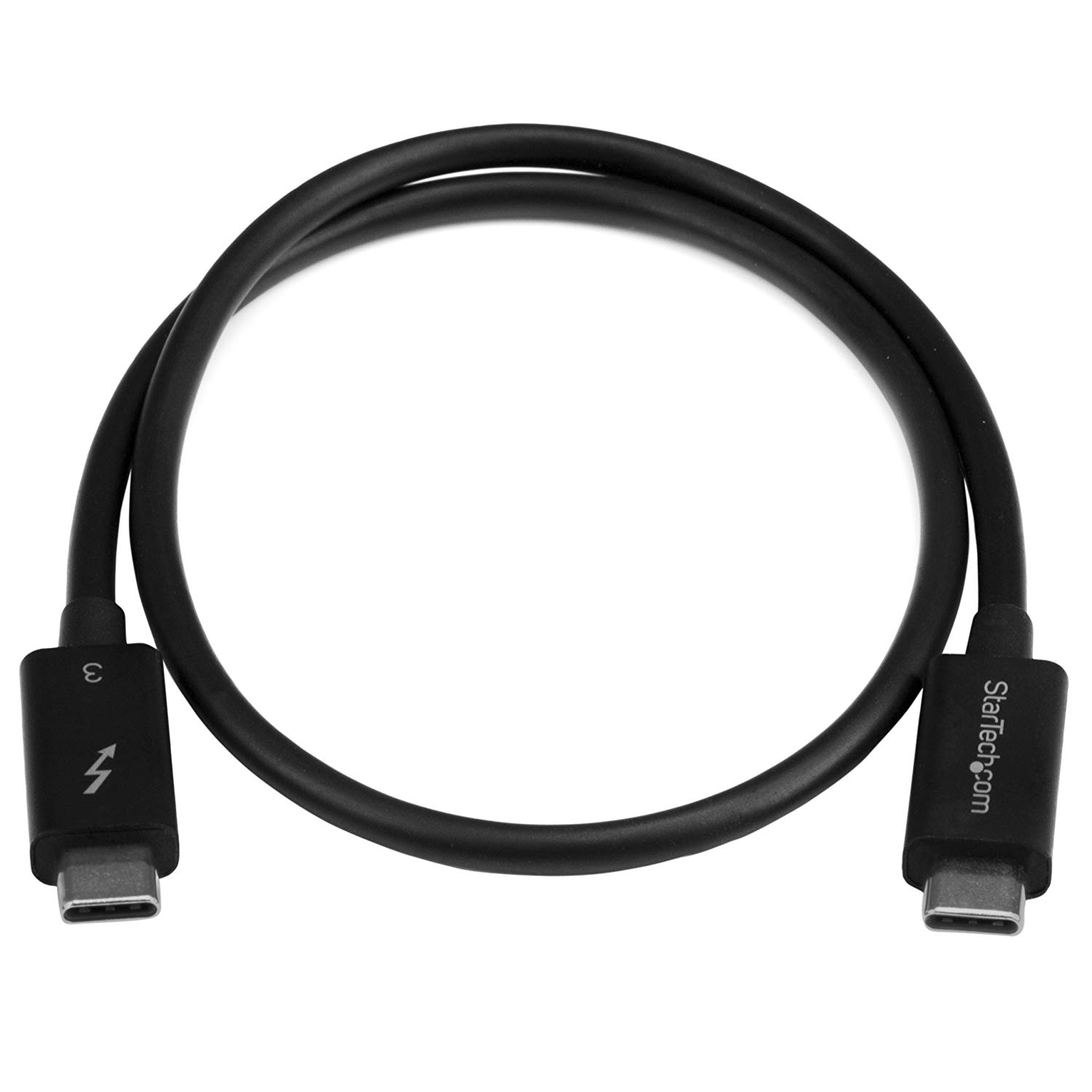 StarTech.com 50cm (1.6ft) Passive Thunderbolt 3 Cable, 40Gbps, 100W PD, 4K/5K Video, Thunderbolt Cable - Image 4