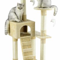 Go Pet Club Cat Tree Furniture Beige