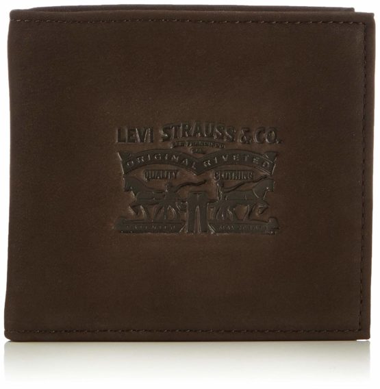 Levi's Men Clairview Bifold Coin Purses and Pouches 222539-4 Marron