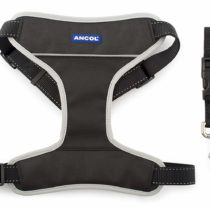 Ancol Travel and Exercise Dog Harness Black S 37-58cm