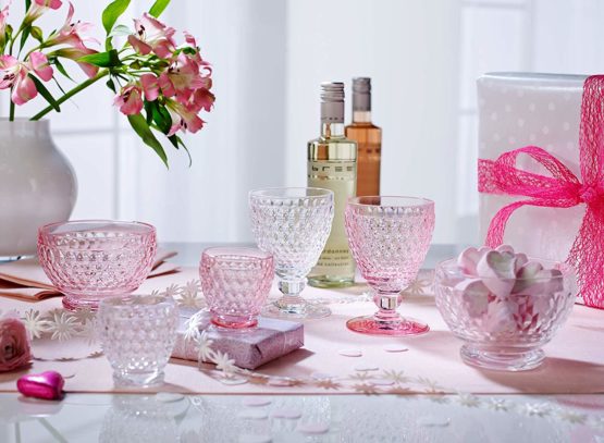 Villeroy & Boch Boston Coloured Dessert Bowl, 430 ml, Crystal Glass, Transparent/Pink, 11.4 x 11.4 x 8.1 cm - Image 2